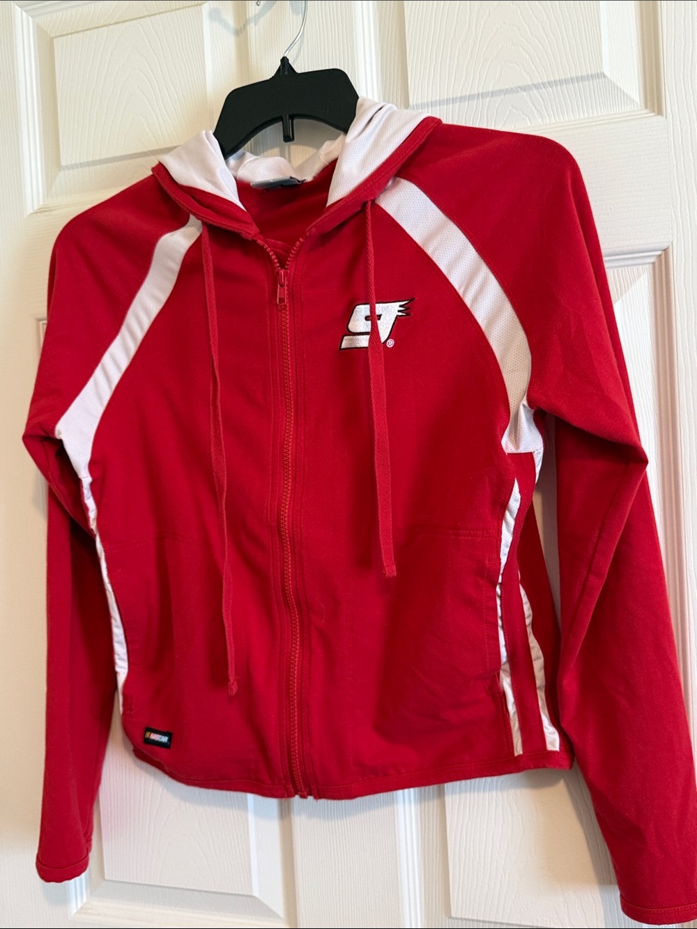 Nascar Red Kasey Kahne  Lightweight Hooded Zip Jacket